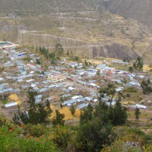Puyca seen from the way to the Inca ruins